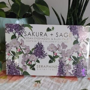 Seraphine Botanicals Sakura + Sage Vegan Eyeshadow & Blush Palette